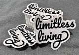 Limitless Living Logo Sticker (3 x 2.5") - Limitless Living