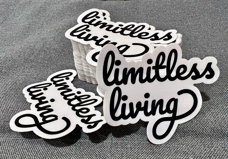 Limitless Living Logo Sticker (3 x 2.5") - Limitless Living
